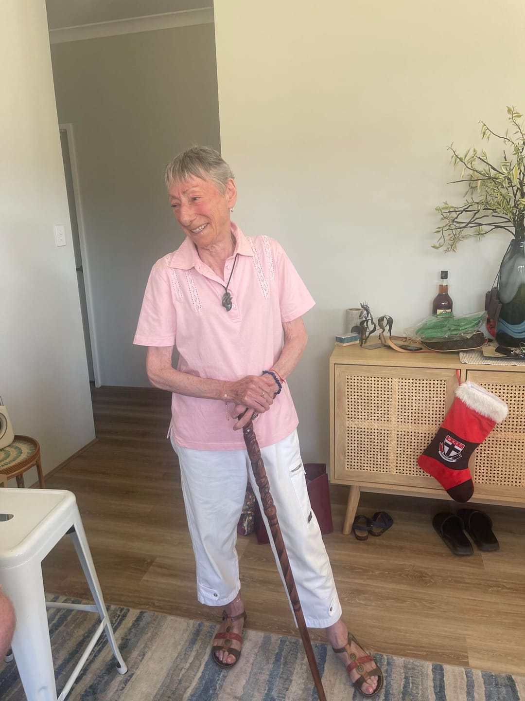 Customer photo review of NZ Waxed Cord with sliding knots