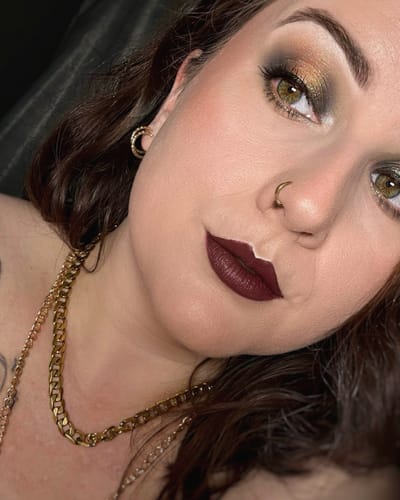 Customer photo review of Faux piercing Camille