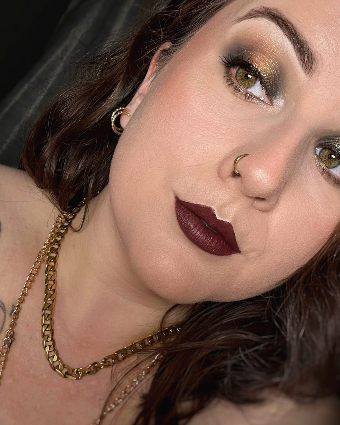 Customer photo review of Faux piercing Camille