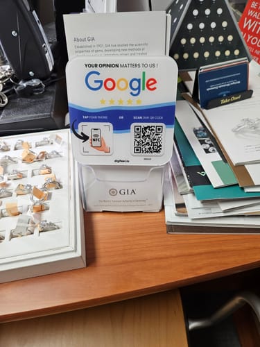 Customer photo review of Google Reviews - Plate