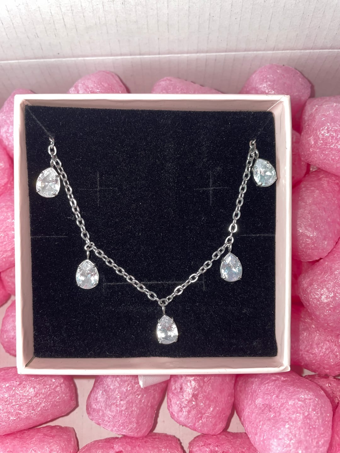 Customer photo review of Diana Halskette | 18K vergoldet