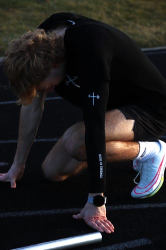 Customer photo review of Powered By Faith Arm Sleeve