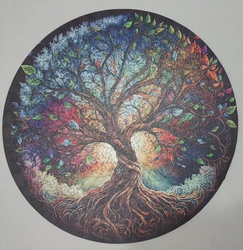 Customer photo review of Hayat Ağacı - Ahşap Puzzle