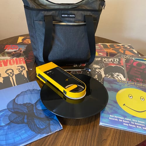 Customer photo review of The Ultimate Vinyl Record Carry Bag