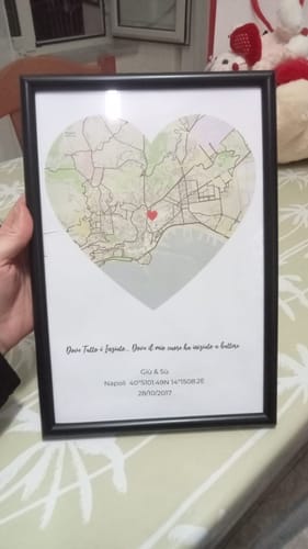 Customer photo review of Il luogo dove tutto è cominciato - Poster Personalizzato