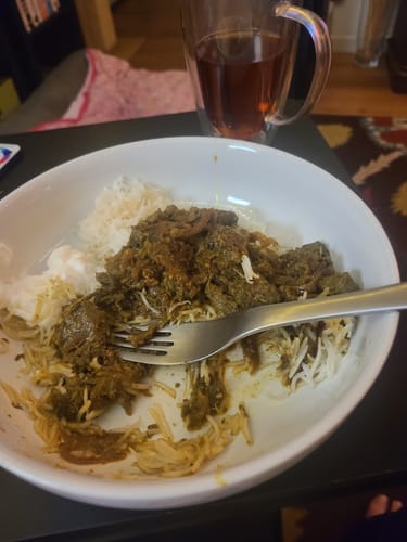 Customer photo review of Halal Goat Cubes-Gosht