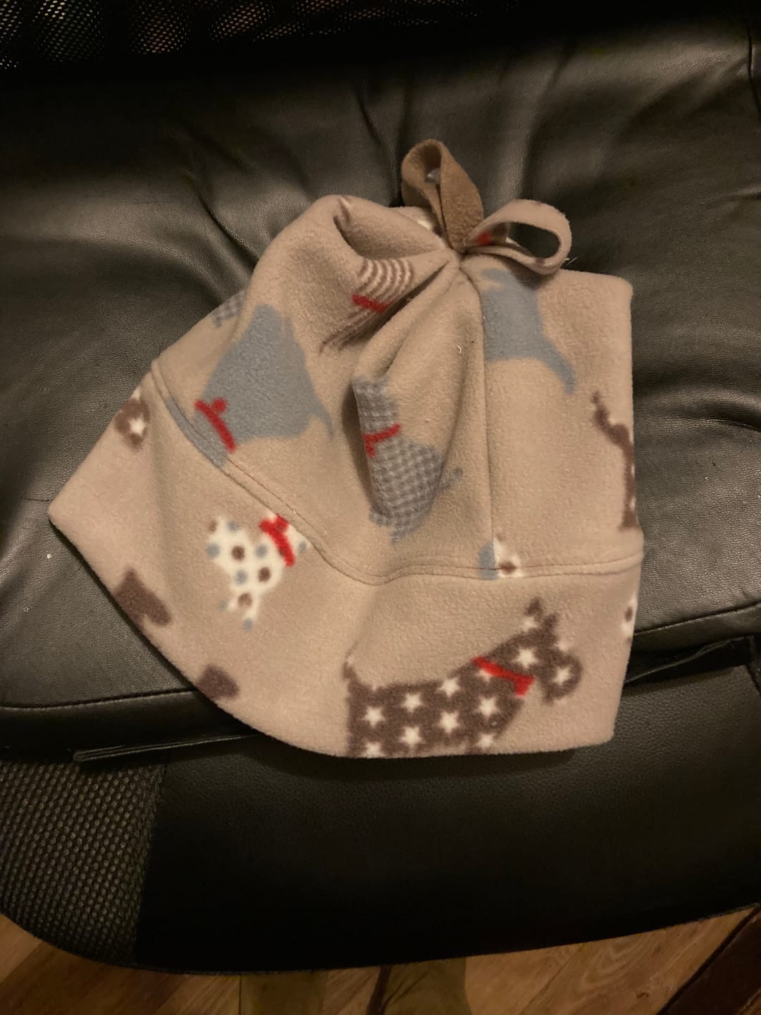 Customer photo review of Scotty Dogs on Beige Anti Pill Polar Fleece Fabric