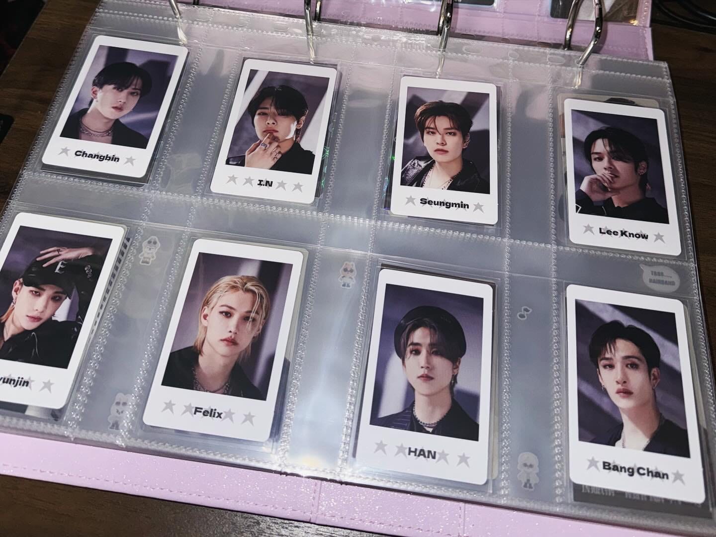 Customer photo review of PREMIUM PHOTOCARD SLEEVES - PINK VERSION (61x91MM)