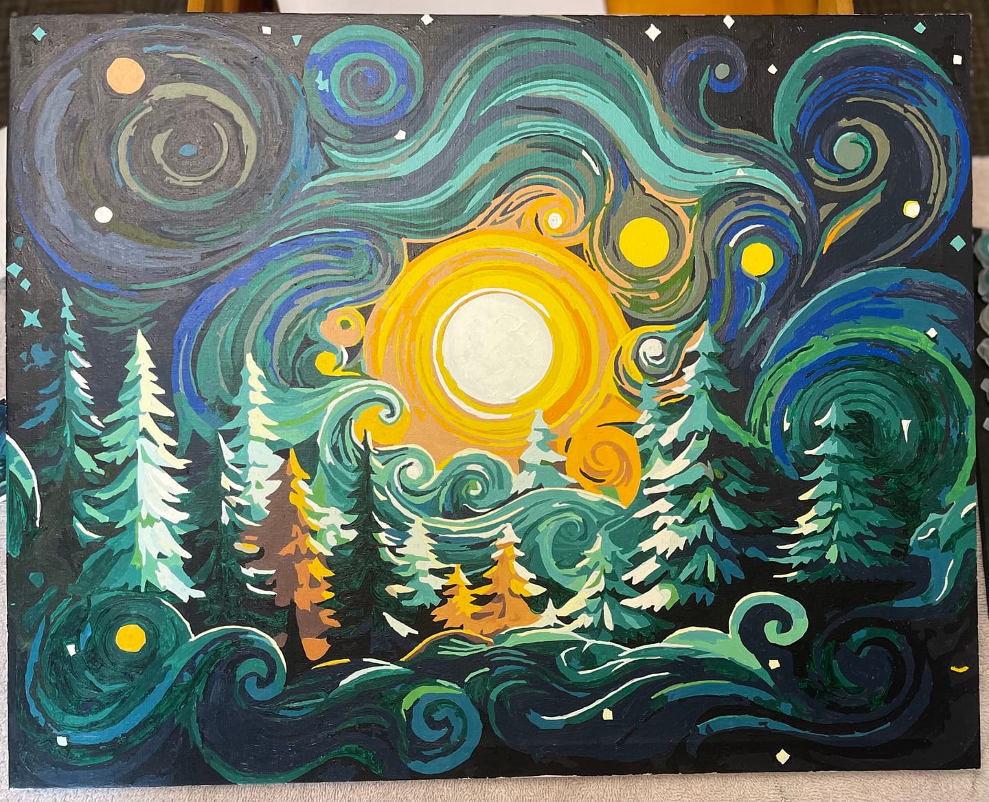 Customer photo review of Evergreen Snow Wonderland