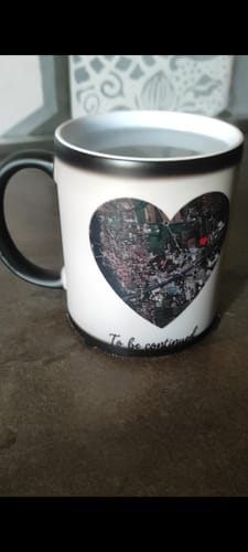 Customer photo review of Tazza magica personalizzata 325ml