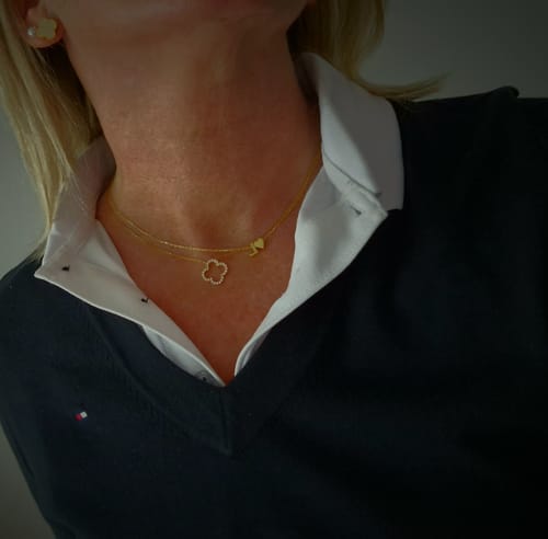 Customer photo review of Herz Buchstabenkette