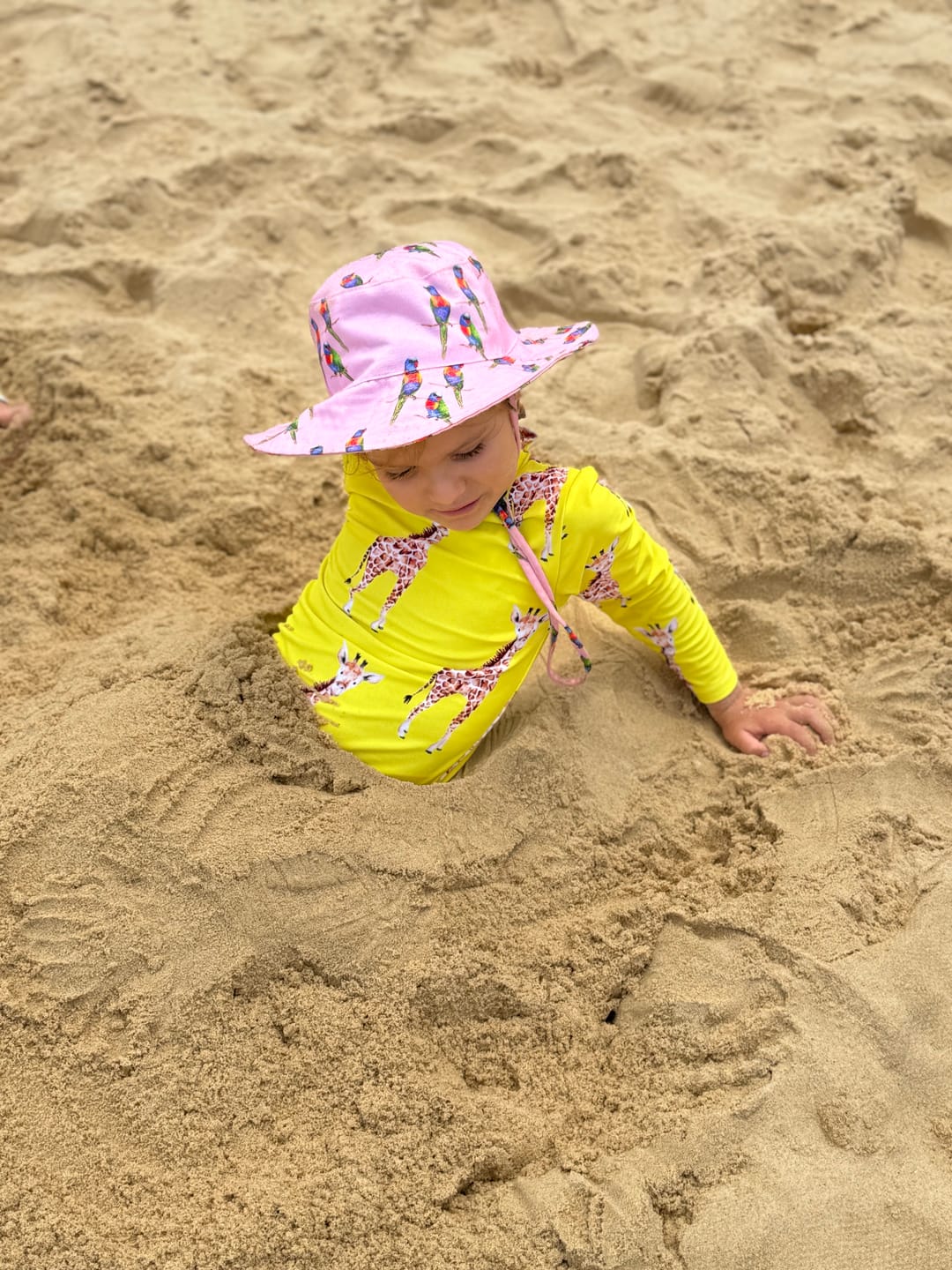 Customer photo review of Ballerina Animals Beach Hat