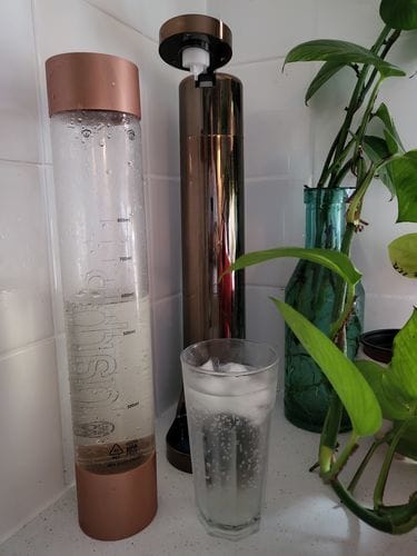 Customer photo review of qarbo CLASSIC - Sparkling Water Maker and Fruit Infuser