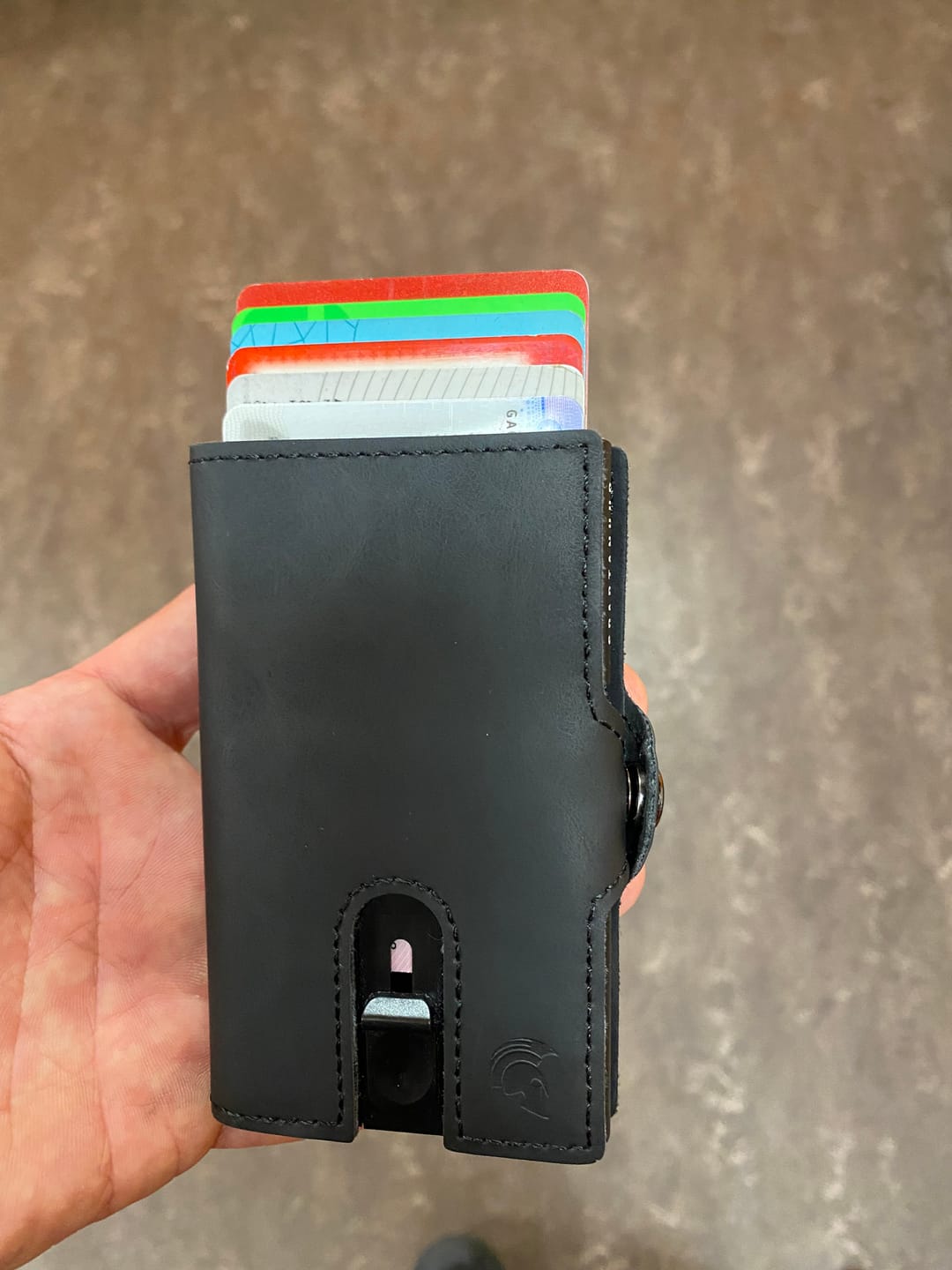Customer photo review of Slim Wallet