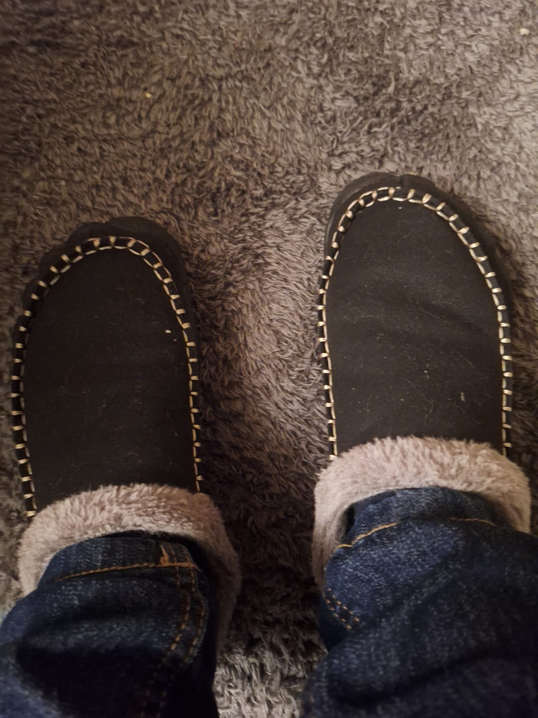 Customer photo review of Home Pro - warme Barfuß-Hausschuhe