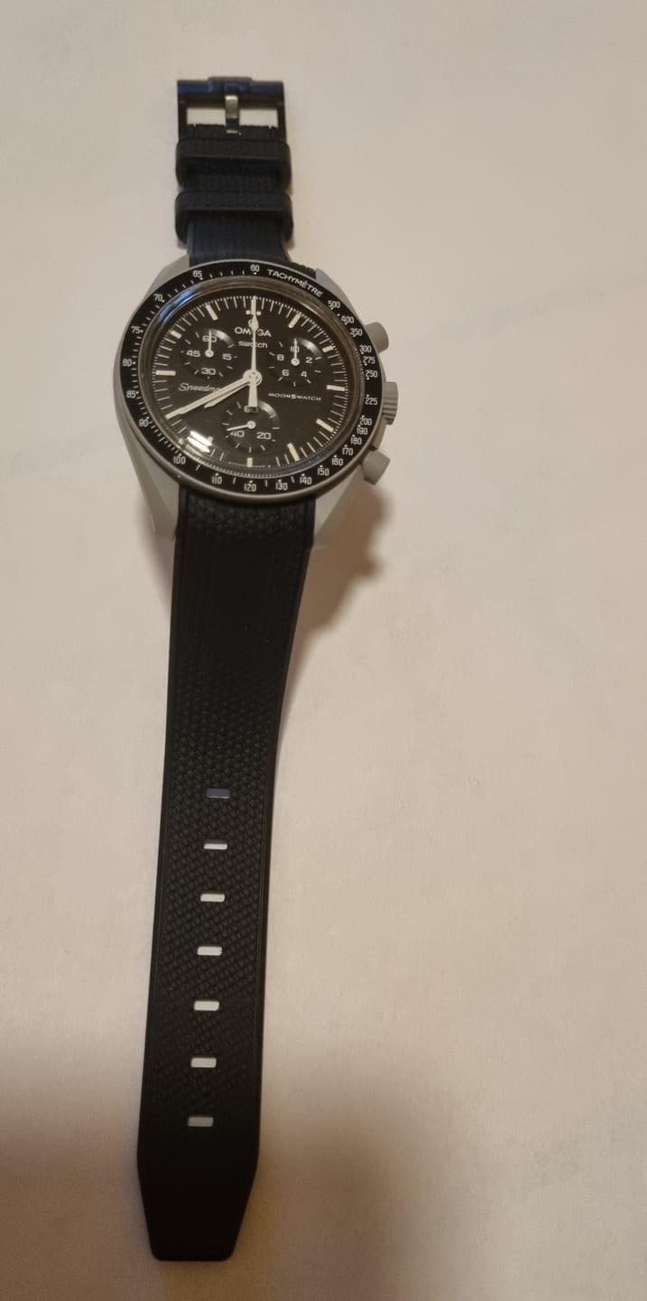 Customer photo review of Bracelet Moonswatch Premium - Noir