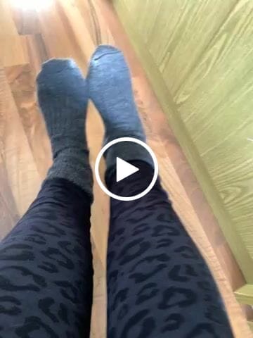 Customer video review of Alpaka Umschlagsocken mit weicher Alpakawolle