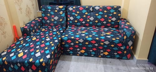 Customer photo review of Kai Po Che Elastic Sofa Slipcovers
