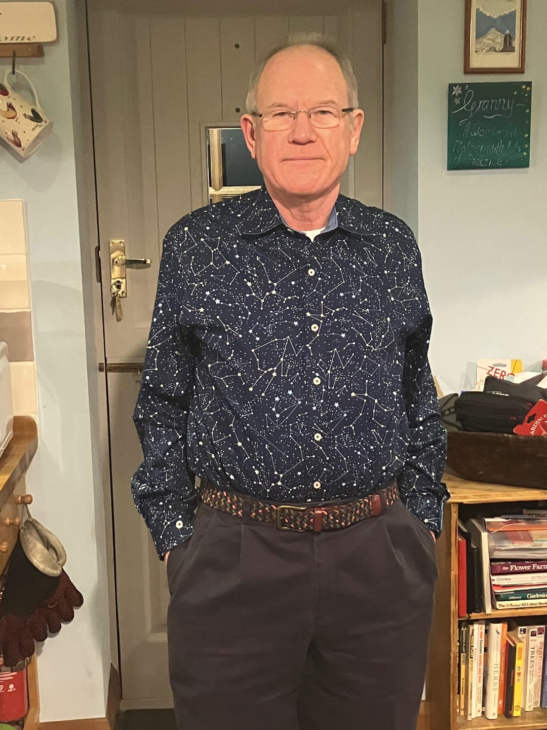 Customer photo review of Stars Constellation Rose & Hubble Cotton Poplin Fabric