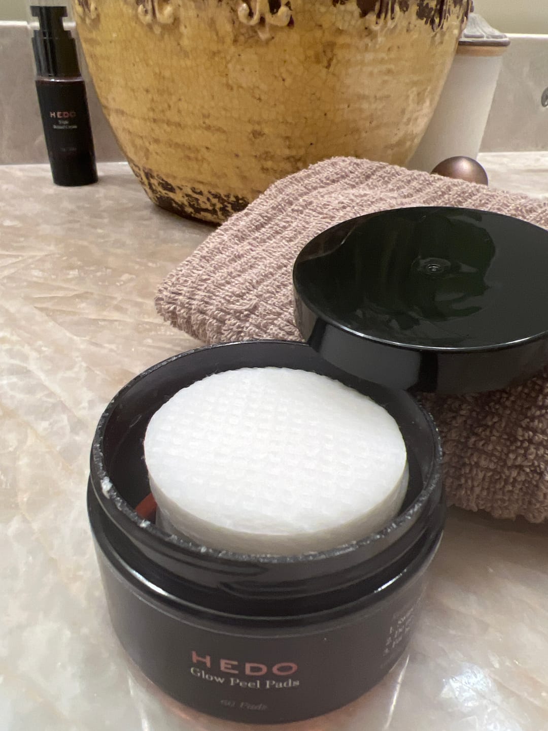 Customer photo review of Glow Peel Pads