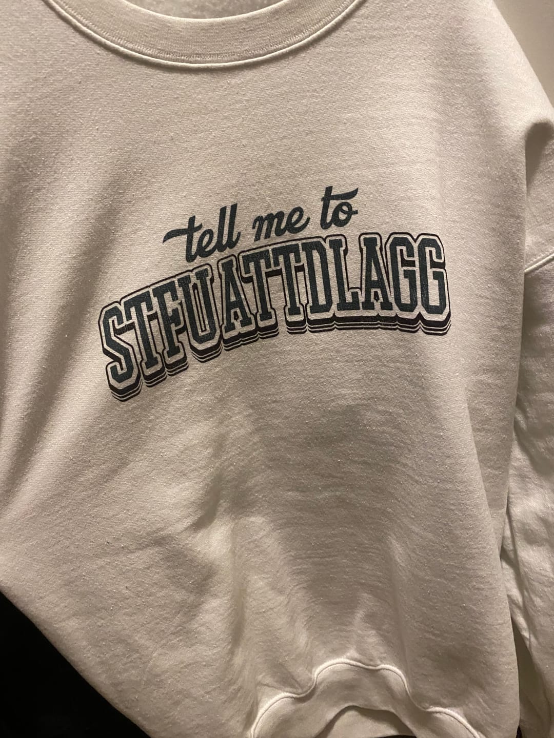 Customer photo review of STFUATTDLAGG sweatshirt