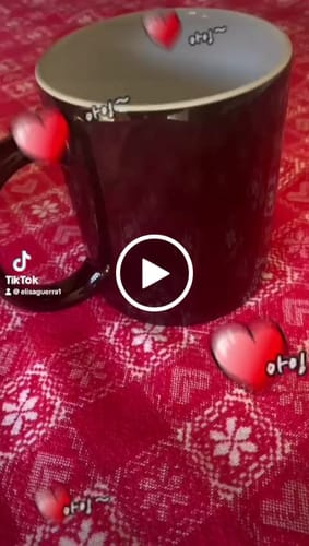 Customer video review of Tazza magica personalizzata 325ml