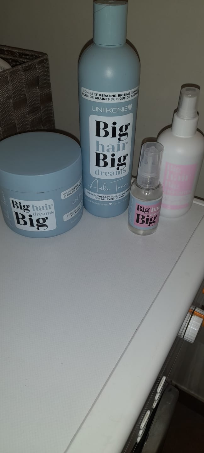 Customer photo review of Gamme Amla Tanino - Kit complet - Shampooing, masque et sérum