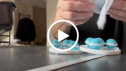 Customer video review of Washing Machine Hair Filter Mesh Bags