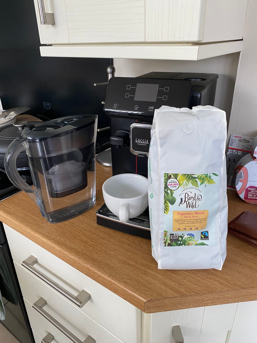 Customer photo review of Dark Roast Blend, Organic Coffee, 1kg - Whole Bean