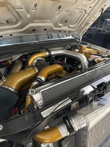 Customer photo review of Quick Seal Connector Kit 3" w/ 3 Piece Clamp and Weld Flanges 21-142