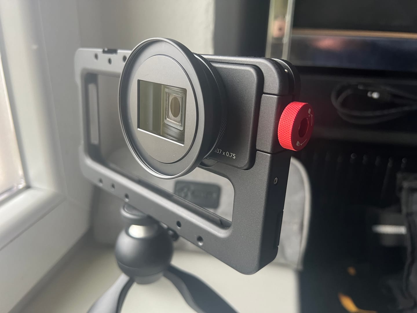 Customer photo review of Pro Series 1.55X Anamorphic Lens MK2