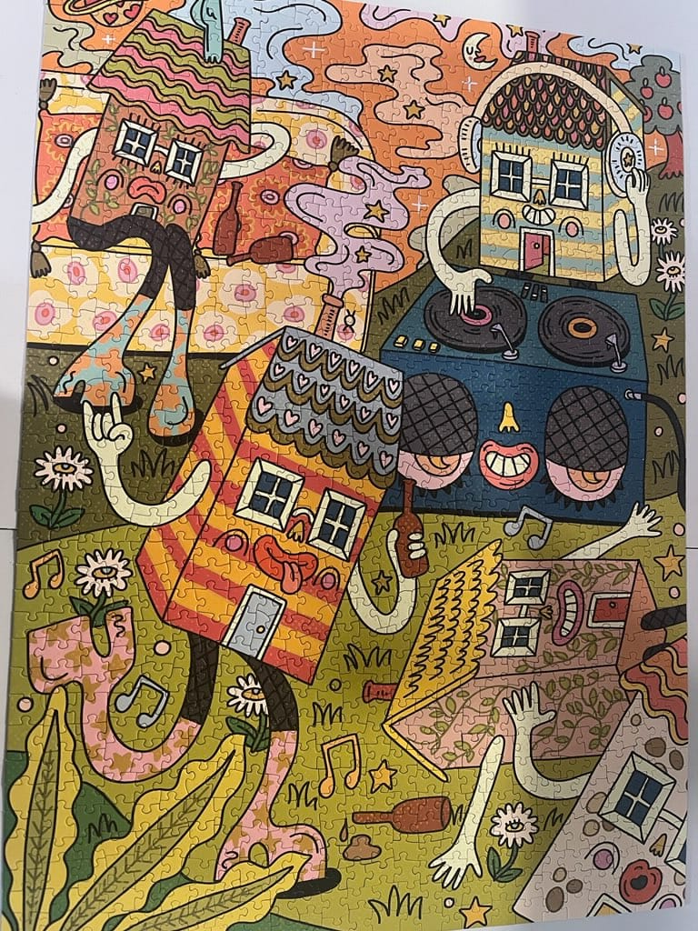Customer photo review of House Party | 1000 Piece Puzzle