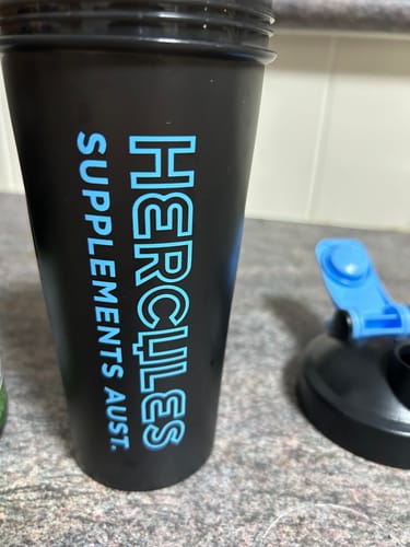Customer photo review of Hercules Signature Shaker Bottle