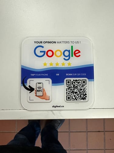 Customer photo review of Google Reviews - Plate
