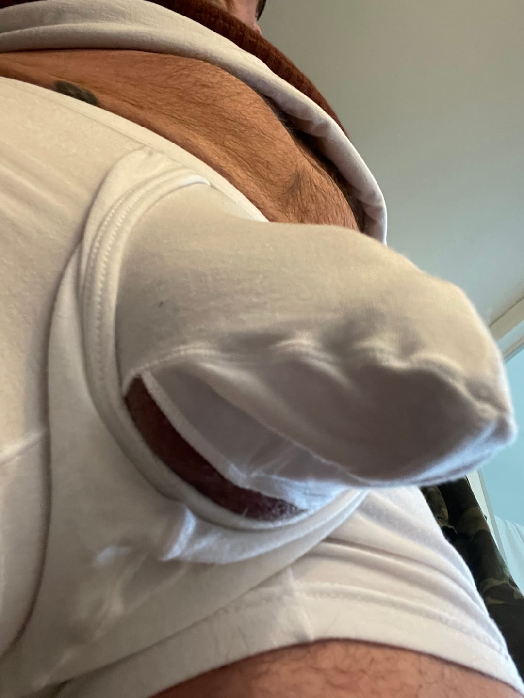 Customer photo review of 3 Pack Men's Double Pouch Underwear Separate Pouch Modal Trunks