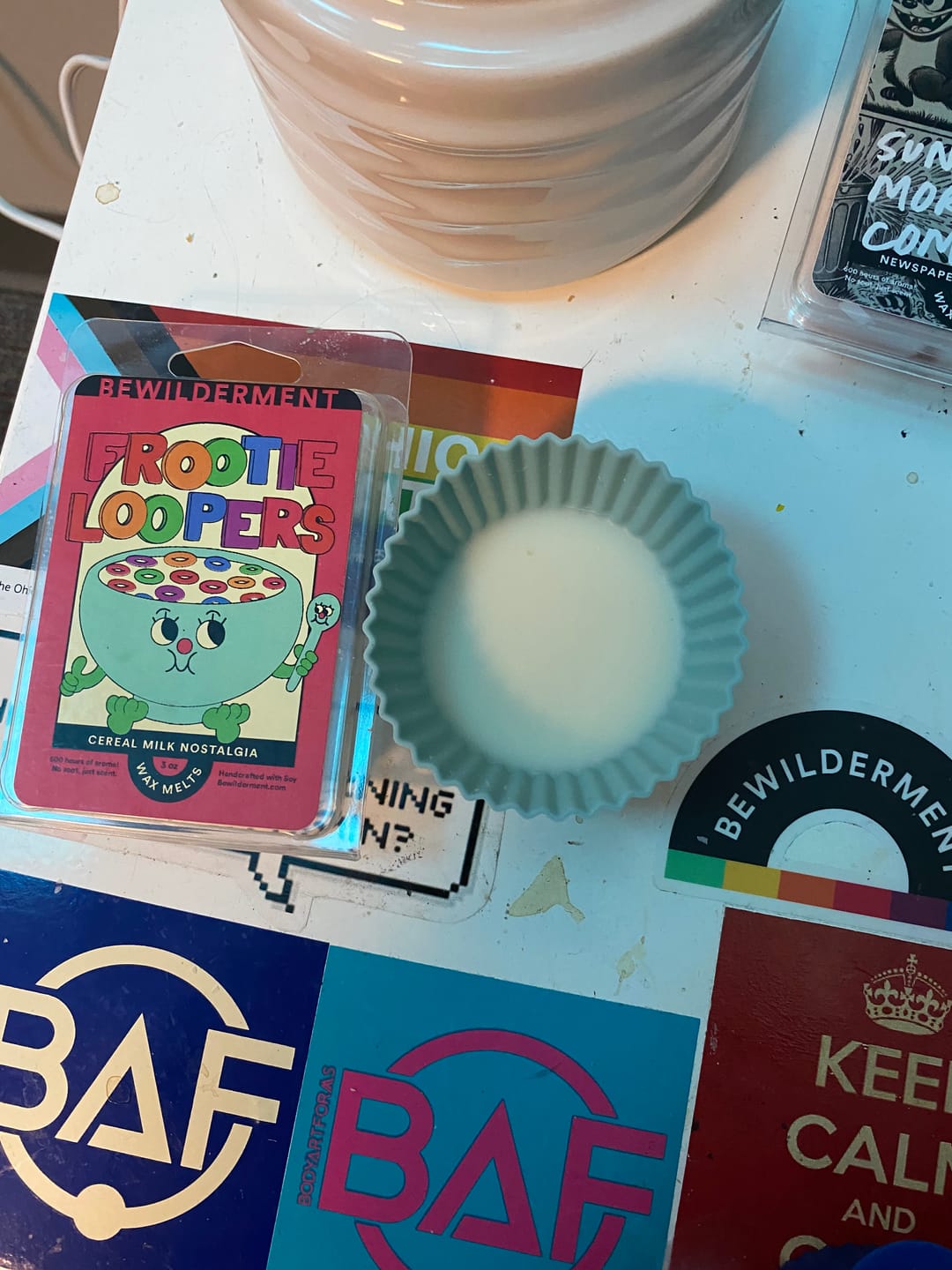 Customer photo review of Frootie Loopers Wax Melts