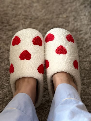 Customer photo review of Lover's Plush Slippers