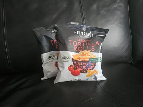 Customer photo review of Bio Tortilla Rolls Salsa Style