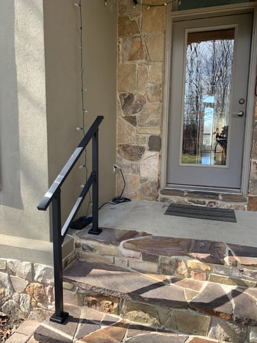 Customer photo review of Stair Handrail Kit