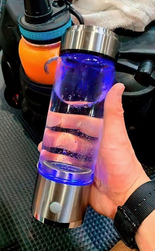 Customer photo review of HyrdoLab® Hydrogen Water Bottle 420ml