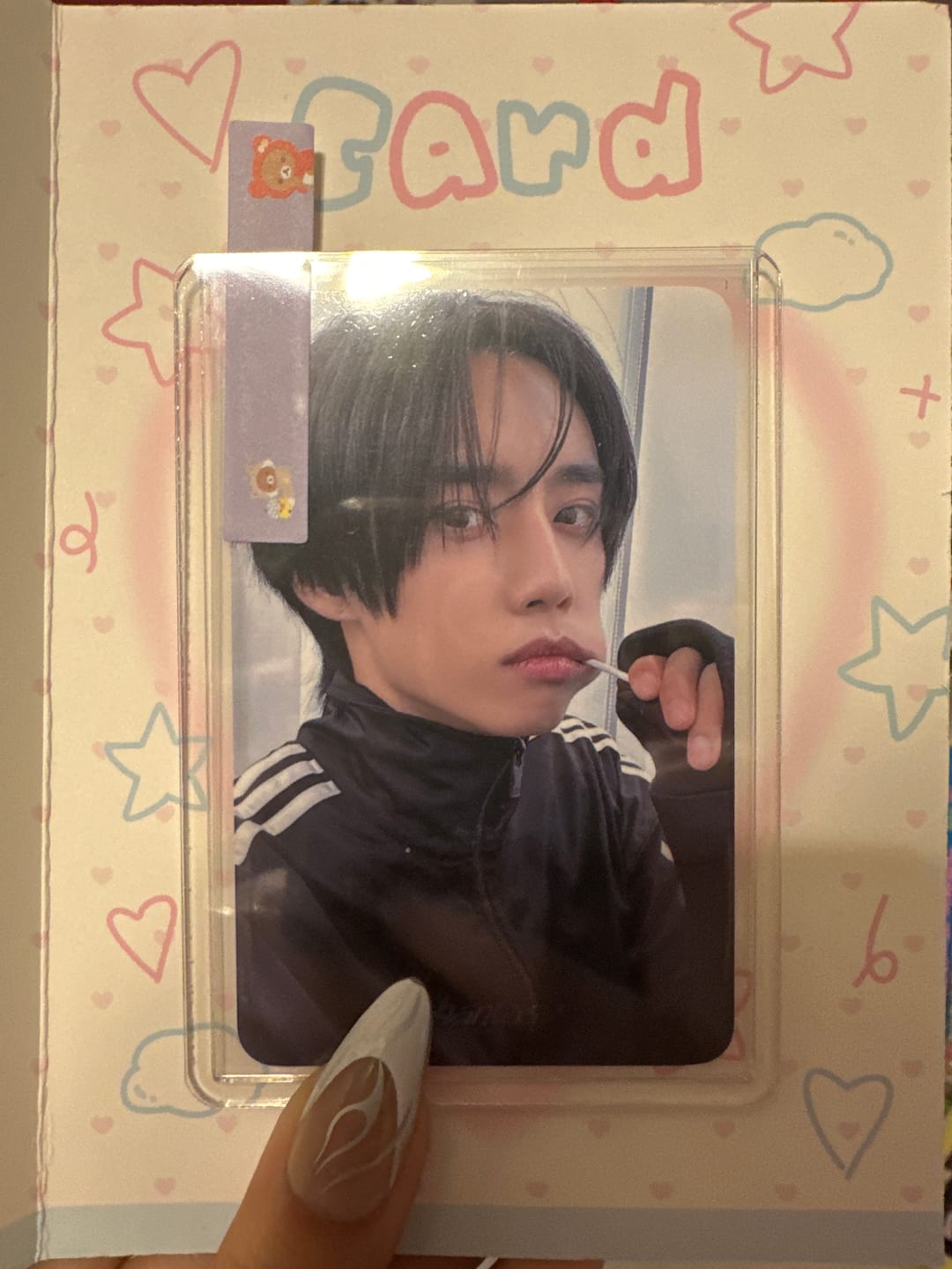 Customer photo review of PREMIUM CLEAR PHOTOCARD TOPLOADER
