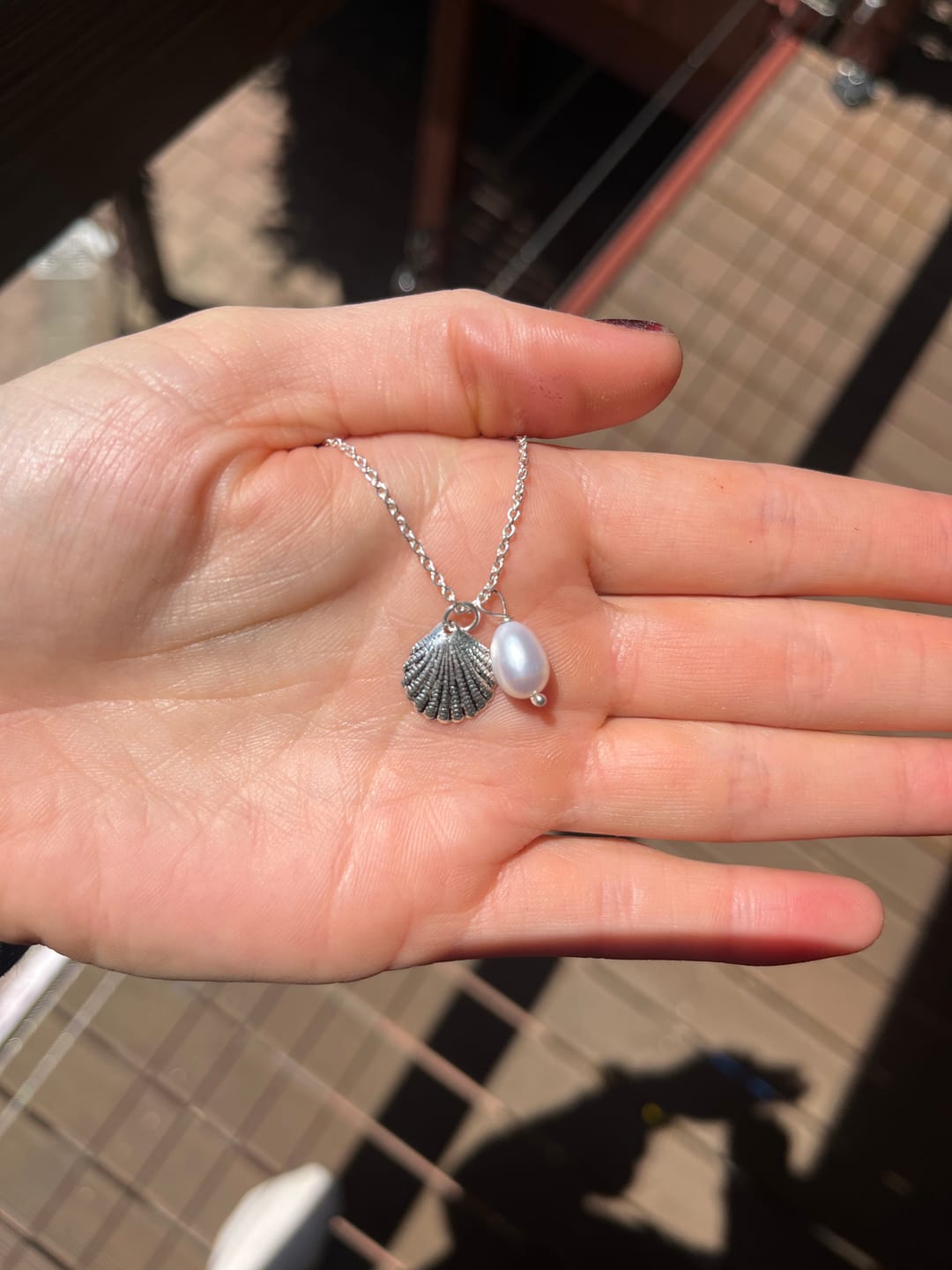 Customer photo review of Shell Necklace