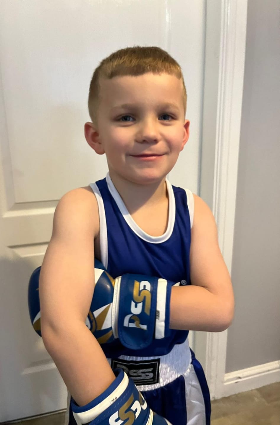 Customer photo review of Power Strike Boxing Set for Kids