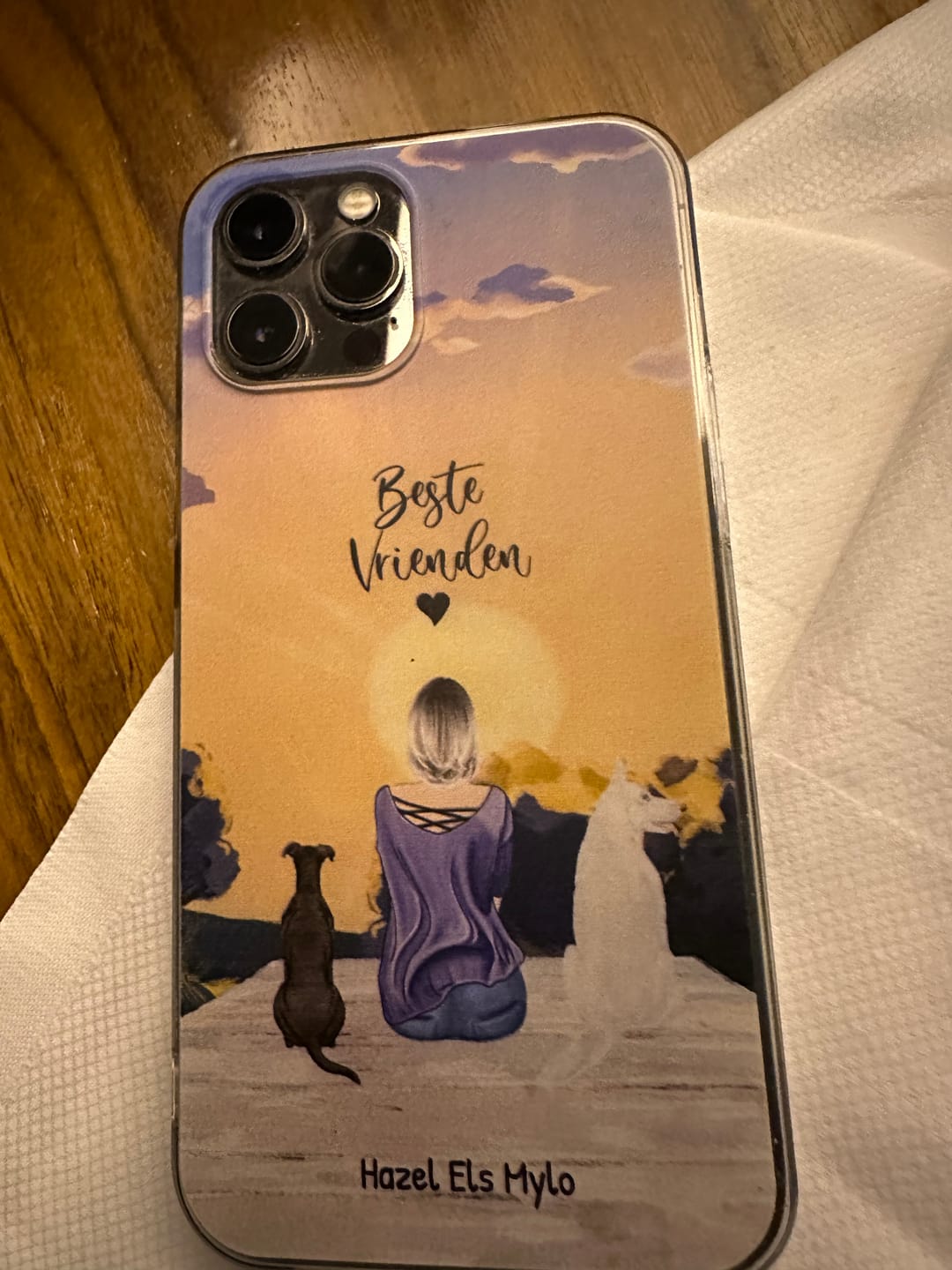 Customer photo review of Onderweg met huisdier - Gepersonaliseerd Telefoonhoesje
