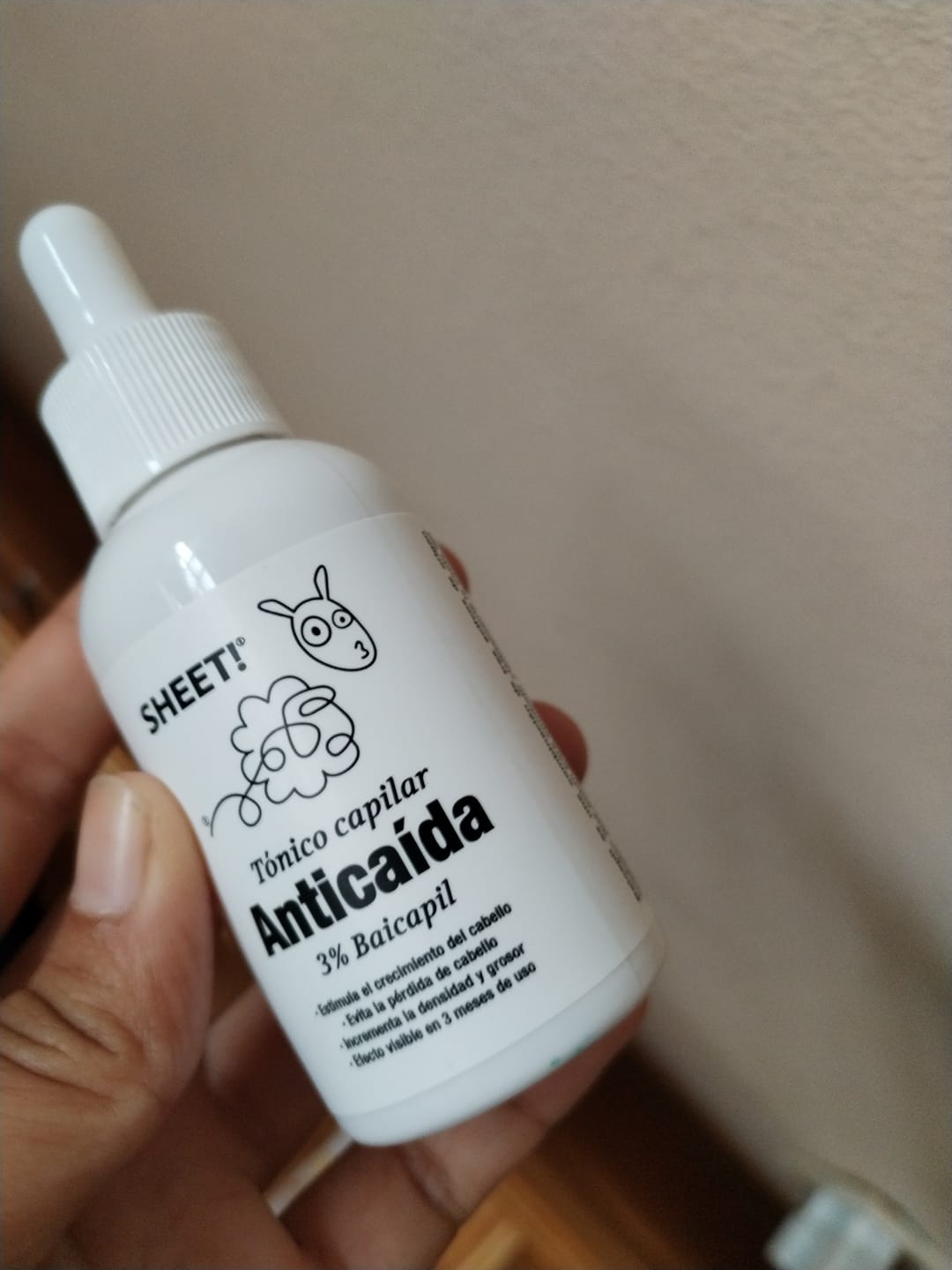 Customer photo review of Tónico Anticaída