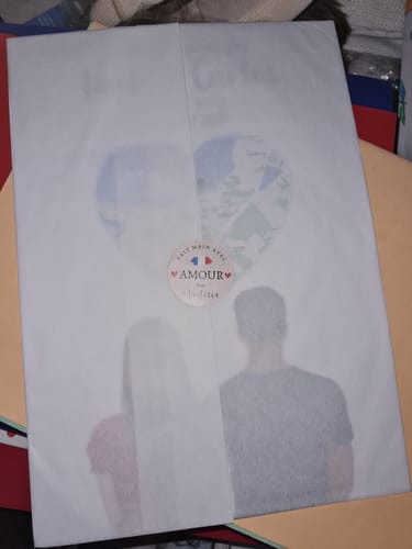 Customer photo review of Affiche Personnalisée - Couple Lieu Première Rencontre - Homme et Femme
