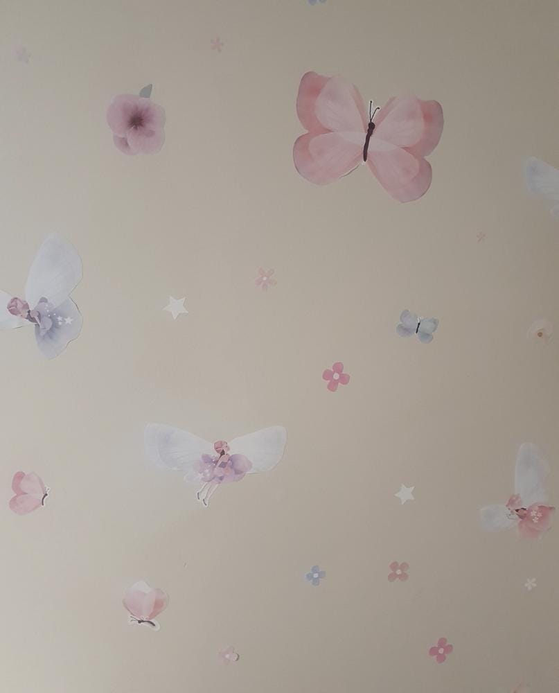 Customer photo review of extras sheet butterflies wall sticker