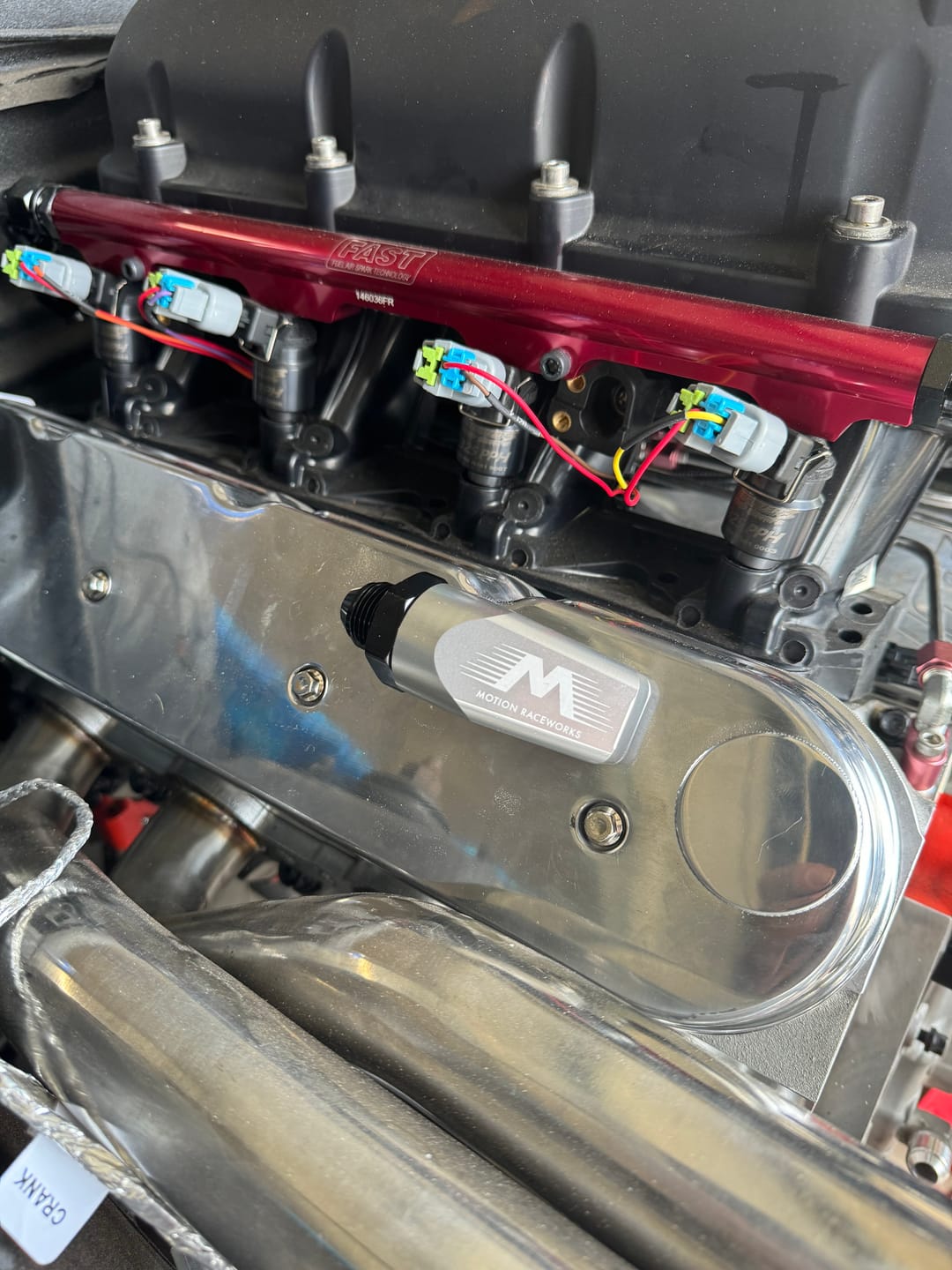 Customer photo review of Motion Raceworks Billet Valve Cover Breathers Clear Anodized (Pair) 32-120 PAIR