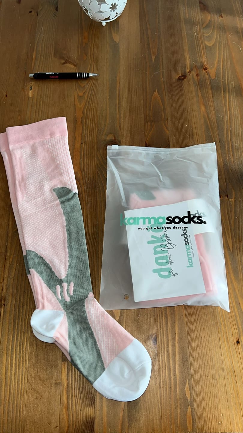 Customer photo review of VitalFlow™️ farbenfrohe Kompressionssocken