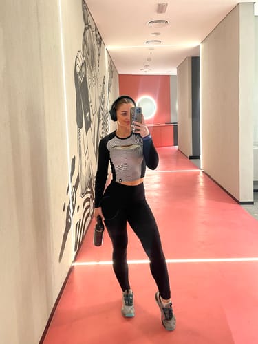 Customer photo review of Workout Top Racy Rash Distortion